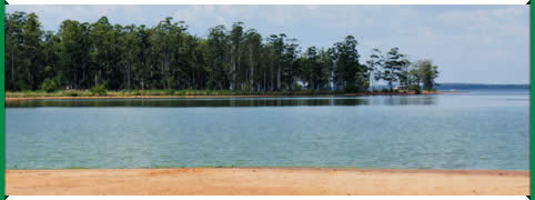 Lago Salto Grande en Concordia